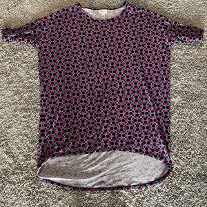 Blue and Pink Minnie Mouse LuLaRoe Irma